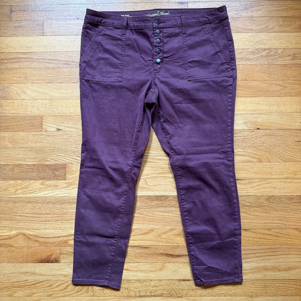 Universal Thread Mauve Miss Rise Skinny Pants 18/34
